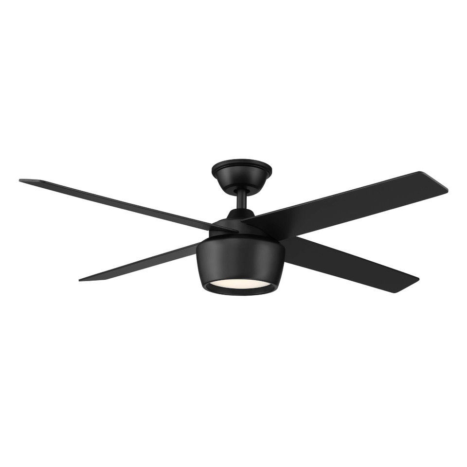 ABANICO 4 ASPAS 52" ARUBA LED C/VIDRIO INT UL