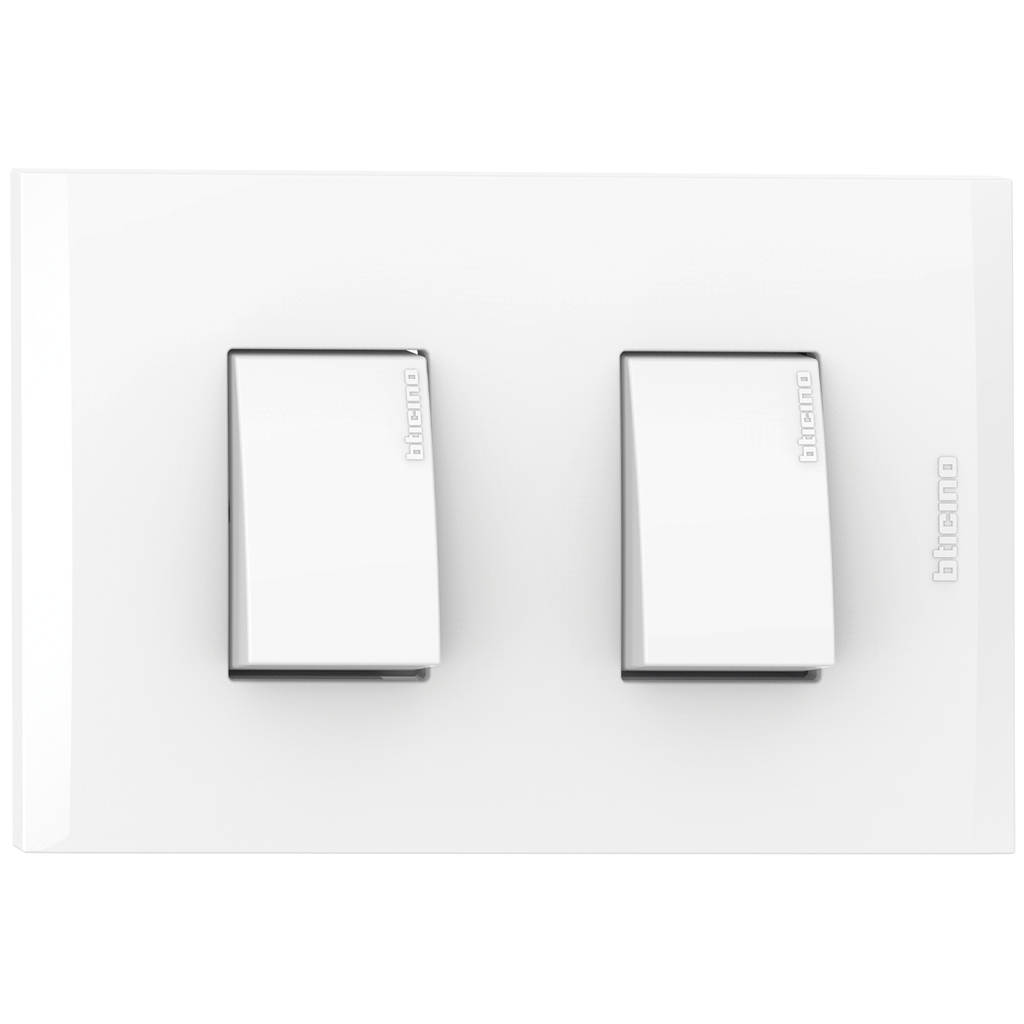 APAGADOR DOBLE 3V 15A 125V BLANCO NOBILE AF2201EB