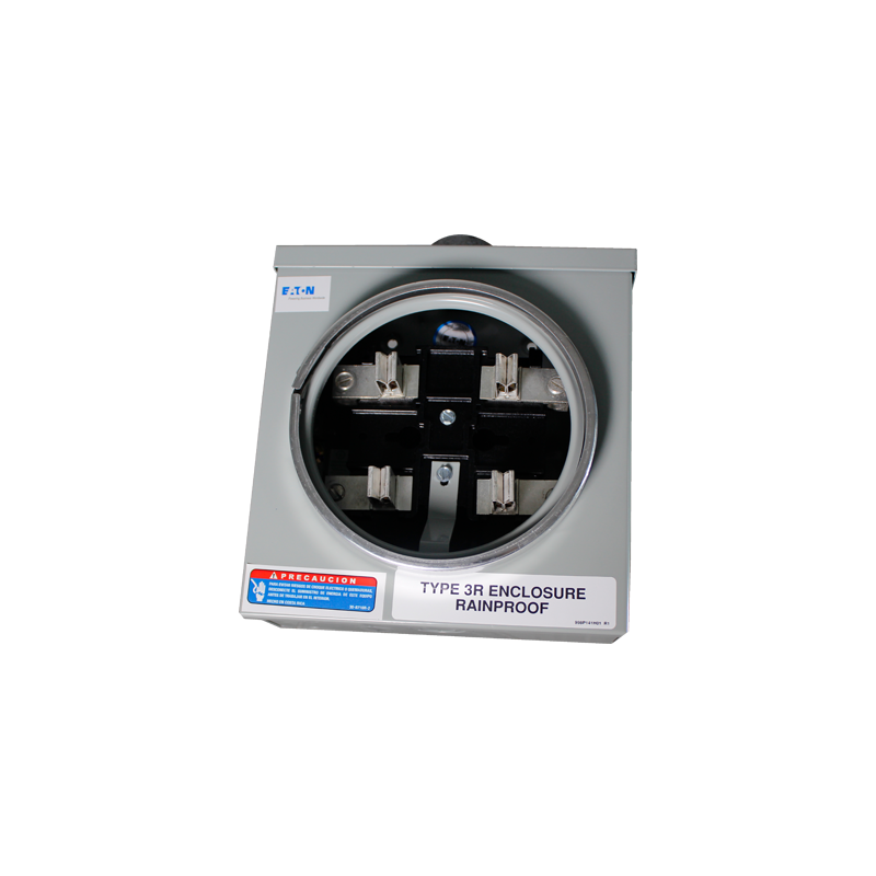 BASE DE MEDIDOR CUADRADA 100A 240V 1F 3H SIN ACOPLE CHM2100B