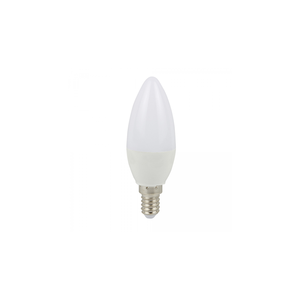 BOMBILLO LED VELA E14 4W 100-240V 250LM 6500K NOM