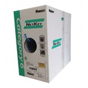 CABLE UTP CAT 6 CAJA de 305m NETKEY/PANDUIT AZUL, NUC6CR04BU-CE