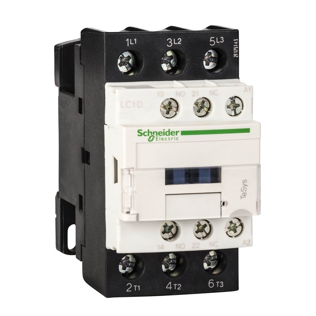 CONTACTOR TESYS D, 3P, 25A (AC3), BOBINA 115VAC, 1NO + 1NC LC1D25FE7