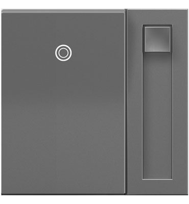 DIMMER PADDLE 1P/3V BOMBILLO LED 450W 120V MAGNESIO ADORNE ADPD453LM2