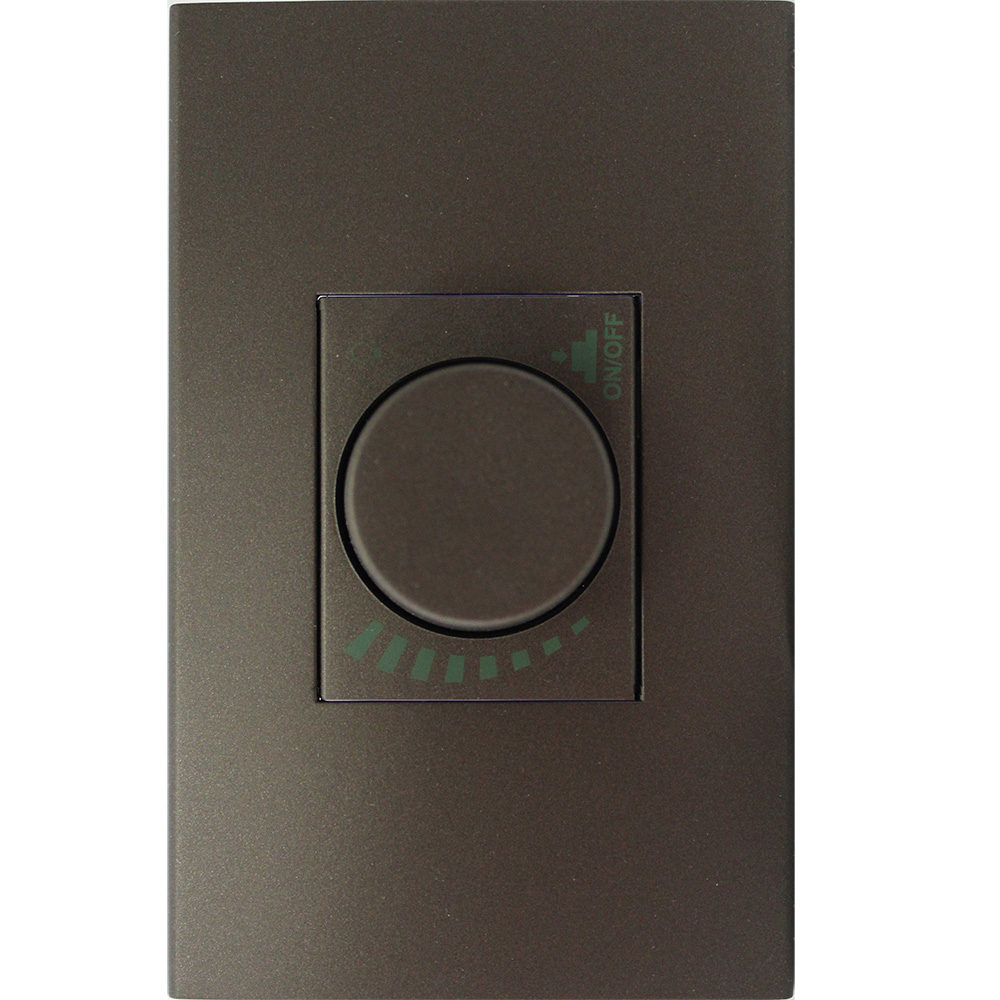 DIMMER ROTATIVO 1P/3V LED 250W 125V NEGRO ARMADA T&J 8055-NE