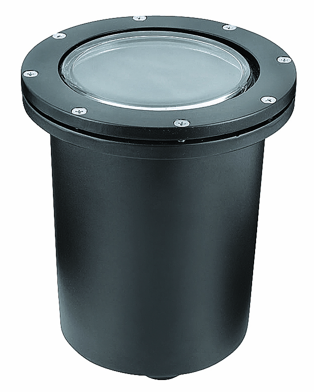 EMPOTRADO DE PISO FIBRA D/VIDRIO NEGRO E27 PARA PAR38 100-240V H-625/N