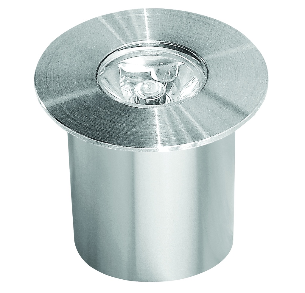 EMPOTRADO DE PISO SATINADO 2" 2W 100-240V 60lm 3000K NOM HLED-645/2W/S