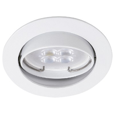 EMPOTRADO DIRIGIBLE REDONDO BLANCO 3" PARA MR16 NOM YD-330/B