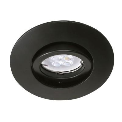 EMPOTRADO DIRIGIBLE REDONDO NEGRO PARA MR16 100-240V NOM YD-360/N