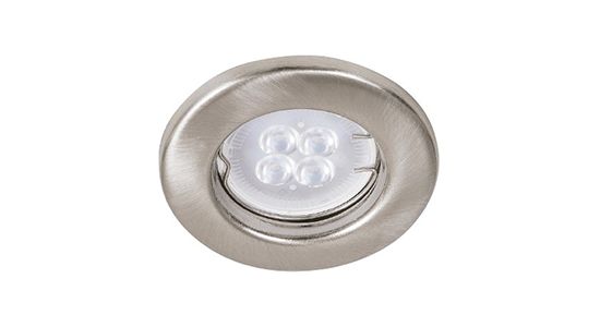 EMPOTRADO FIJO REDONDO SATIN PARA MR16 100-240/12V NOM YD-220/S