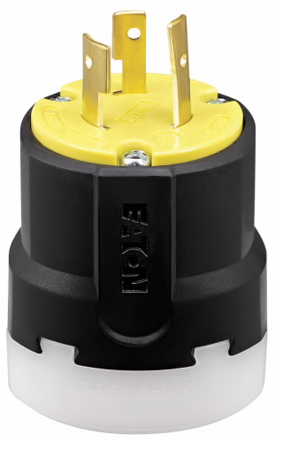 ENCHUFE MEDIA VUELTA 2P 3H 20A 125V L5-20P AMARILLO AHCL520P