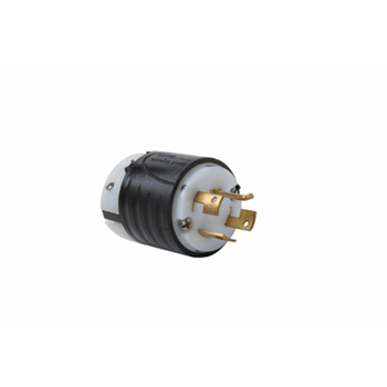 ENCHUFE MEDIA VUELTA 3F 4P 4H 20A 120/208V NO NEMA NEGRO 7411SS
