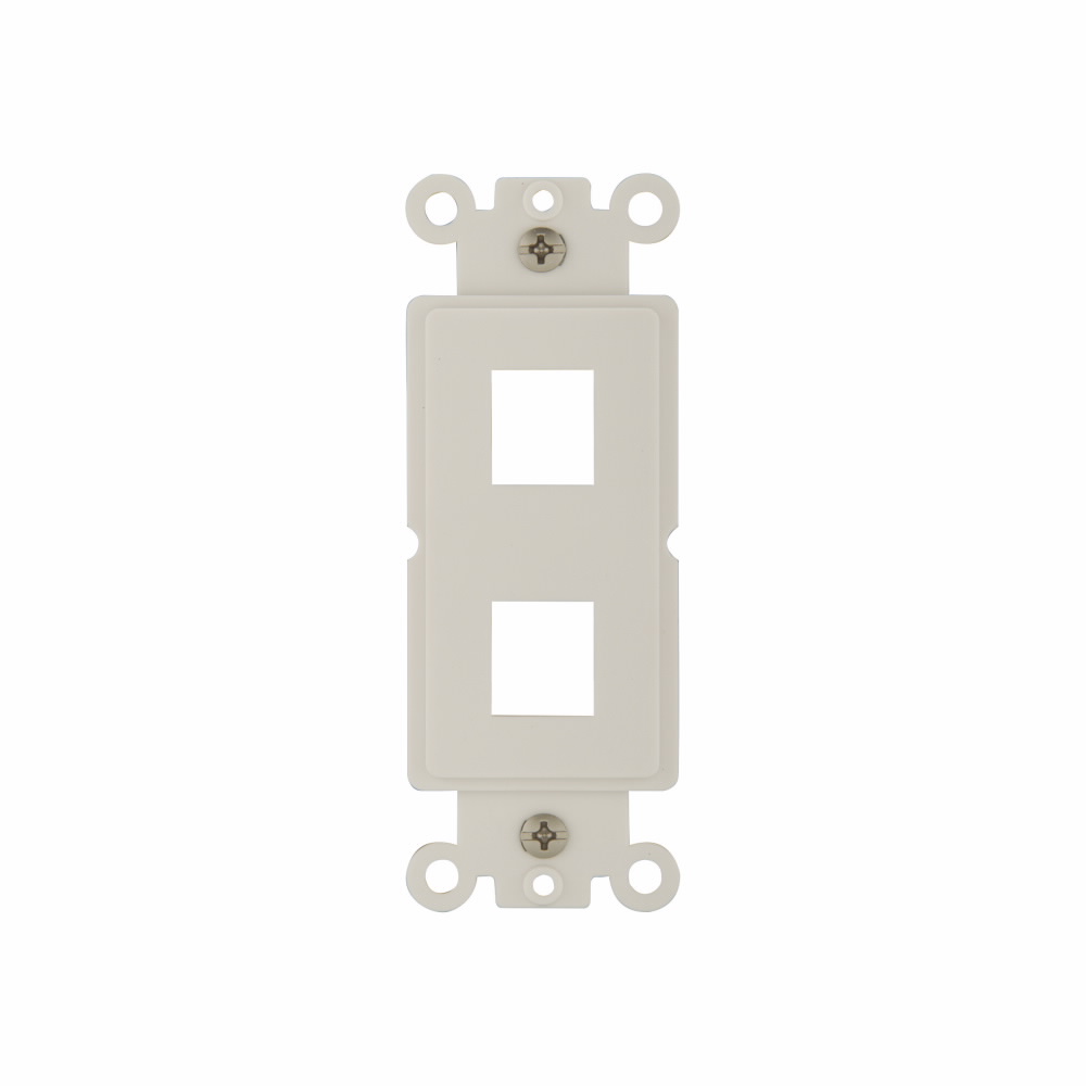 INSERTO DECORATOR 2 MODULOS KEYSTONE BLANCO 5522-5EW