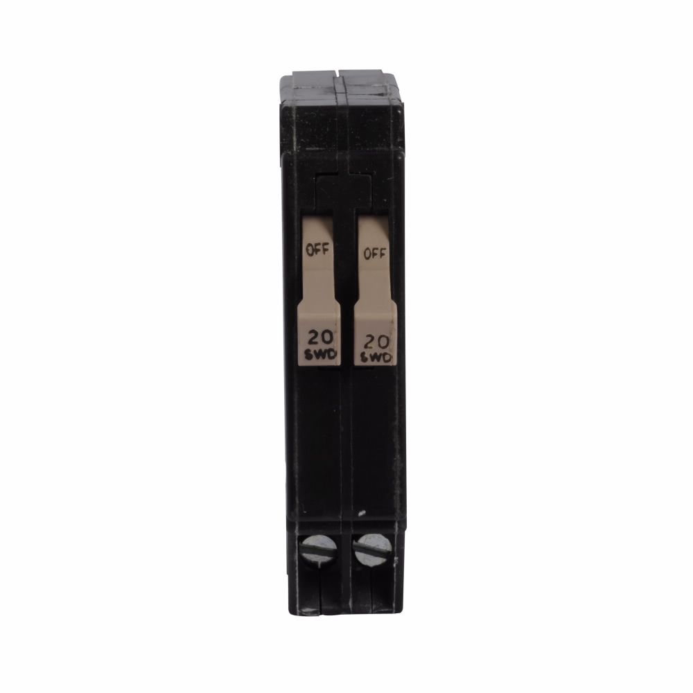 INTERRUPTOR TERMOMAGNETICO CH TIPO TWIN 20 Y 20A 10KA 120V UL CHT2020
