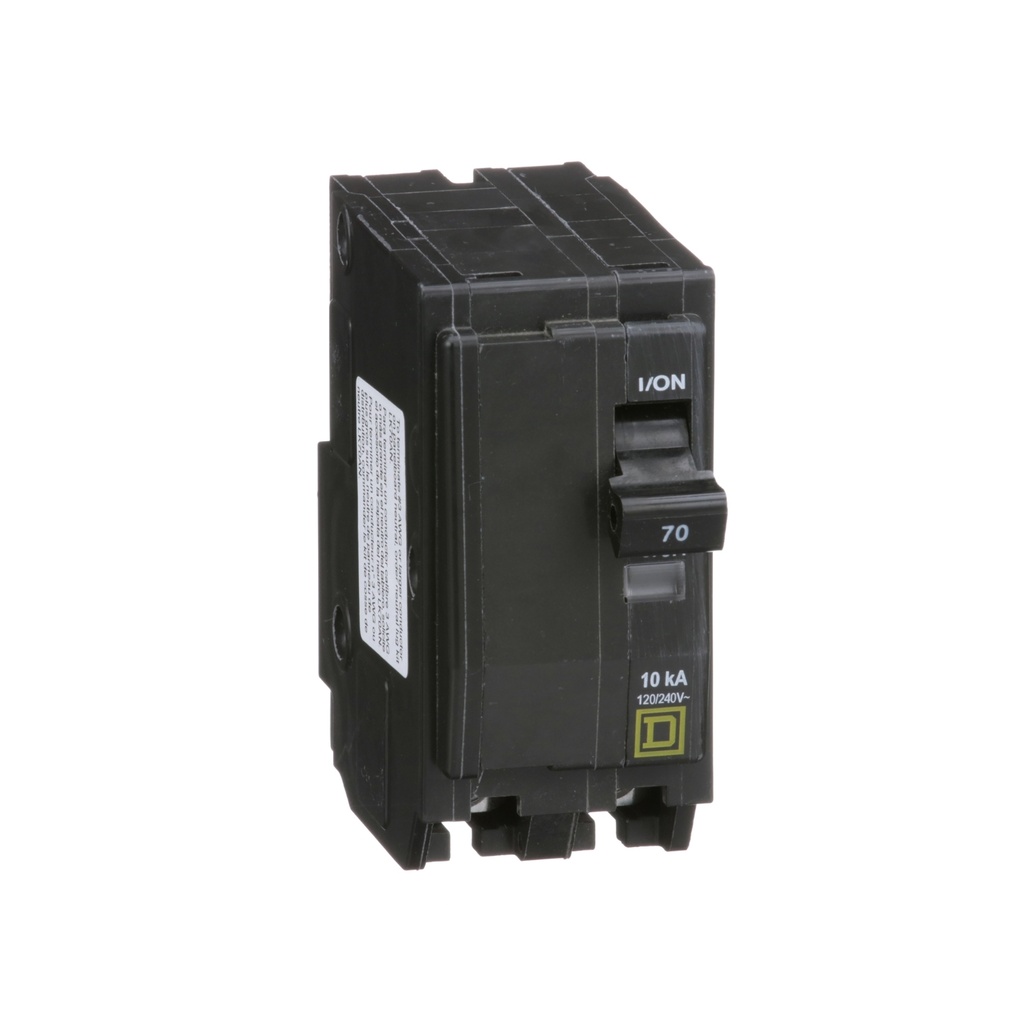INTERRUPTOR TERMOMANEGTICO QO DE ENCHUFAR 70A 2P 120/240V UL QO270