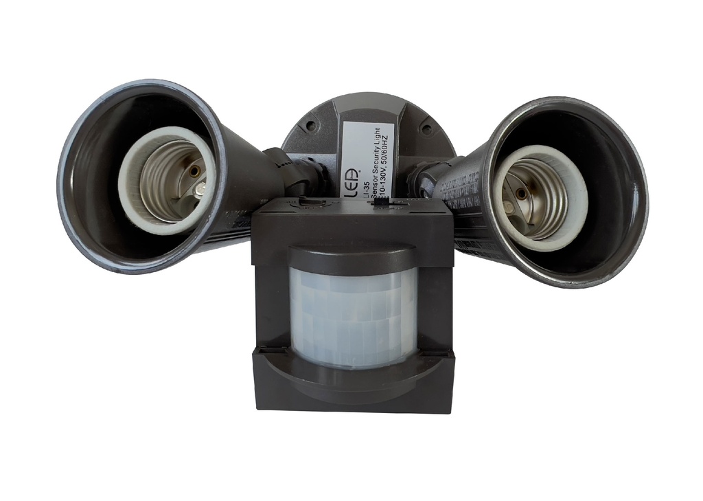 LUMINARIA CON SENSOR NEGRA LEDECOUR LI-35