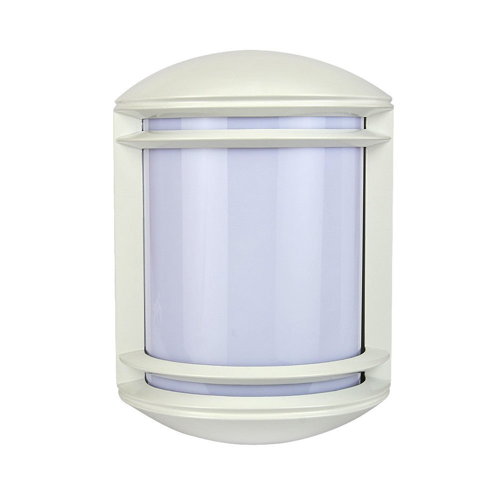 LUMINARIA PARED EXT CURVO ALUMINIO BLANCO E27 100-240V IP45 H-945/B