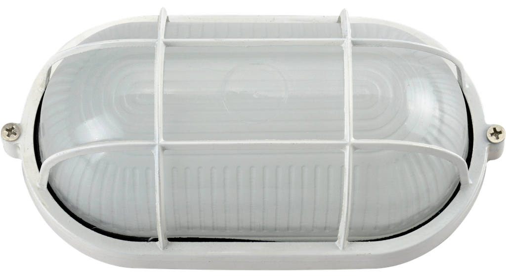 LUMINARIA TORTUGA OVAL C/PROTEC WH-S TO008WH-S SMALL