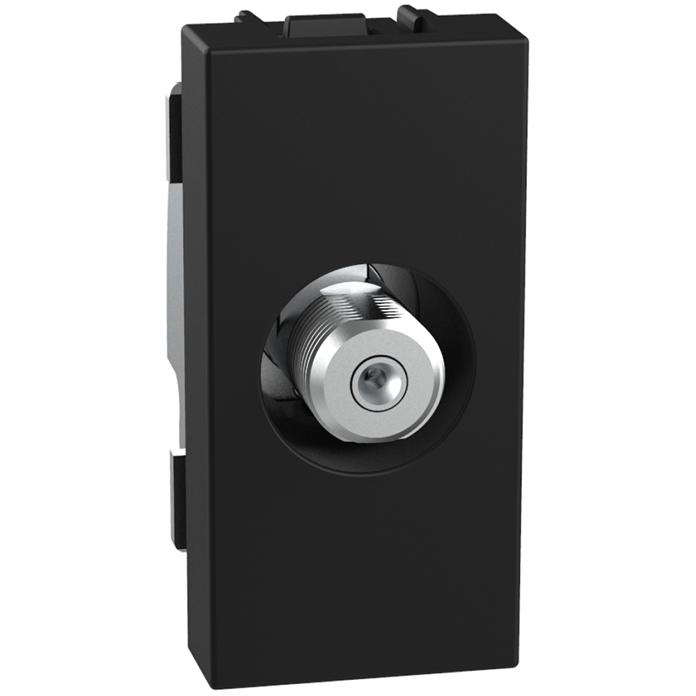 MODULO CONECTOR TV COAXIAL NEGRO MATIXGO JB4202F