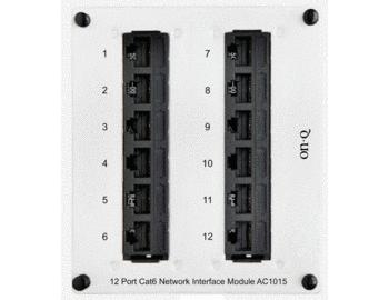MODULO DATOS RJ45 12 PUERTOS CAT6 ONQ AC1015