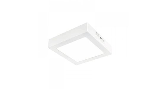 PANEL LED PARCHE CUADRADO 7" 12W 100-240V 720lm 3000K 12PTLLEDC30MVB