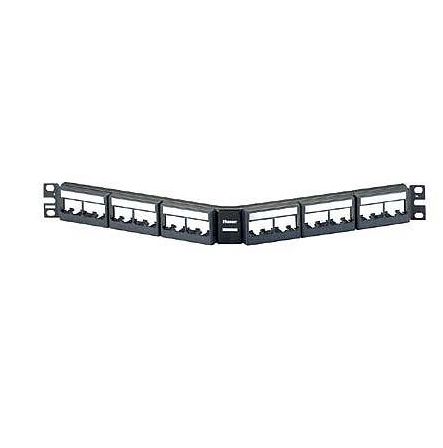 PATCH PANEL 24 PUERTOS MODULAR ANGULADO PANDUIT CPPLA24WBLY