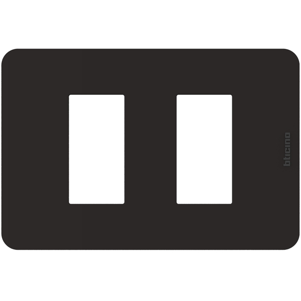 PLACA 2 MODULOS NEGRO MATIXGO JA4803M2JB