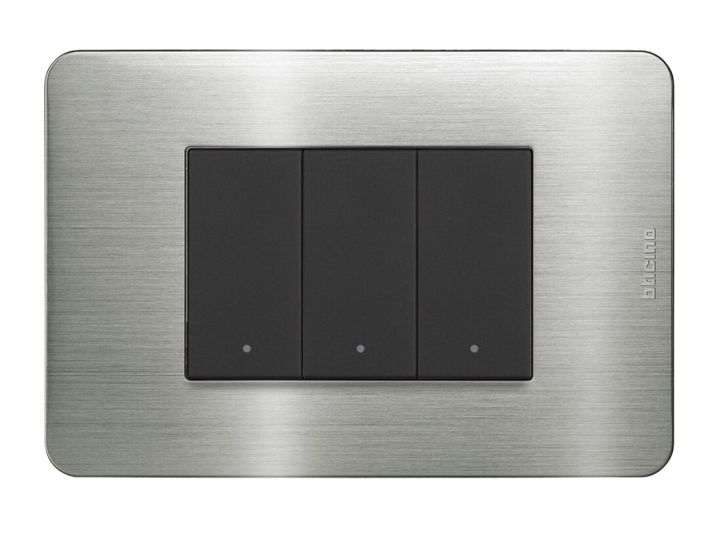 PLACA 3 MODULOS TITANIO MATIXGO JA4803AT