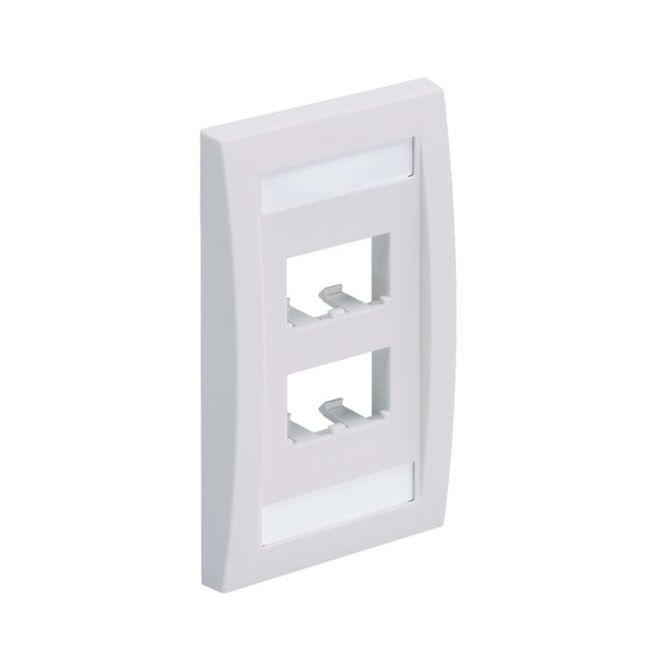 PLACA 4 MODULOS VERTICAL EJECUTIVA MARFIL PANDUIT CFPE4IWY