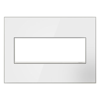 PLACA ESPEJO 3 GANG BLANCA MIRROR WHITE ADORNE AWM3GMW4
