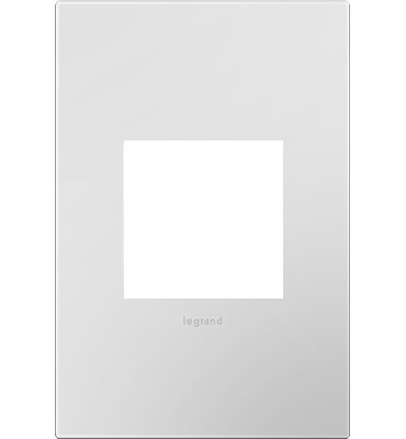 PLACA PLASTICA 1 GANG BLANCO POWDER WHITE ADORNE AWP1G2PW4