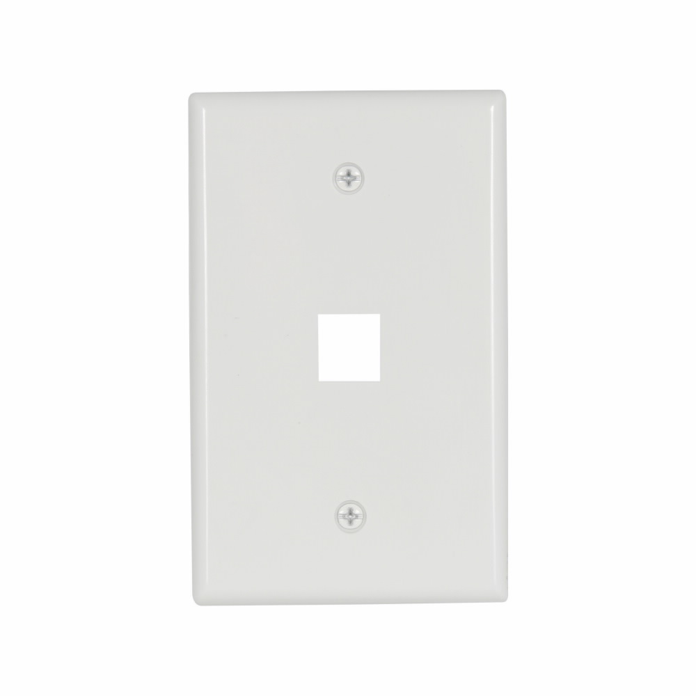 PLACA PLASTICA 1 MODULO KEYSTONE BLANCO 5510W-MSP