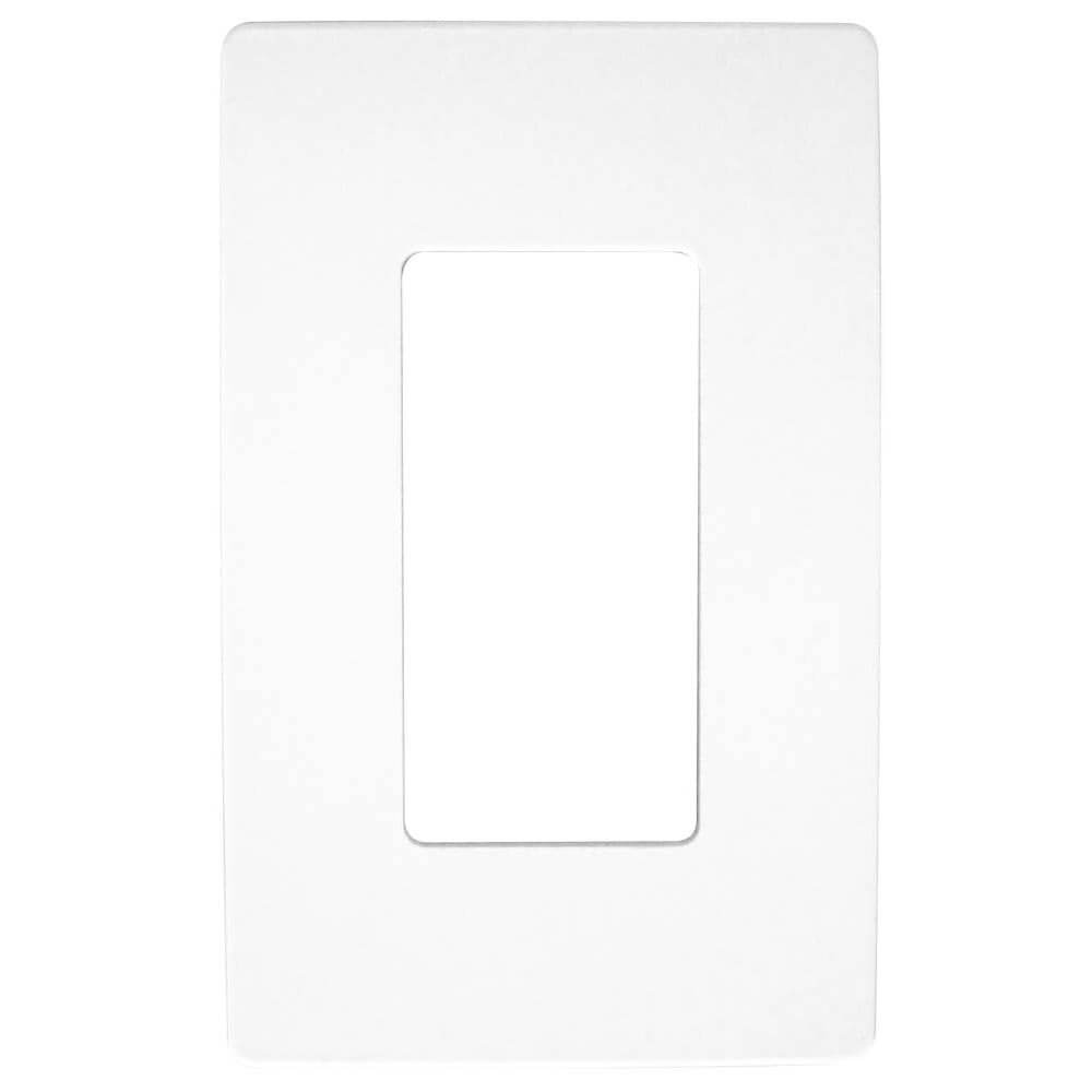 PLACA PLASTICA PRESION DECOR 1 GANG BLANCA 2151STW