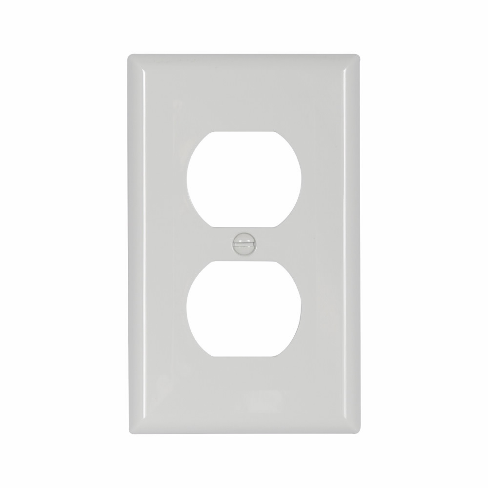 PLACA PLASTICA TOMA DOBLE / APAGADOR DOBLE PALANCA BLANCO 5132W