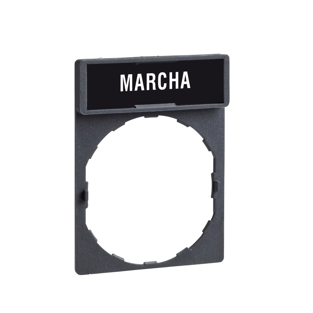 PLACA P/PULSADORES ZBY2403 MARCHA