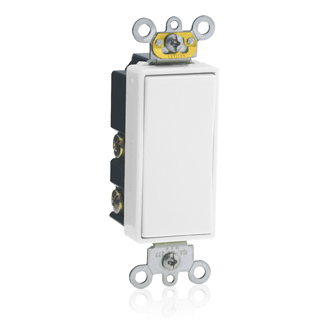 PULSADOR TIMBRE DECORA COMERCIAL 15A 125/277V BLANCO 5657-2W