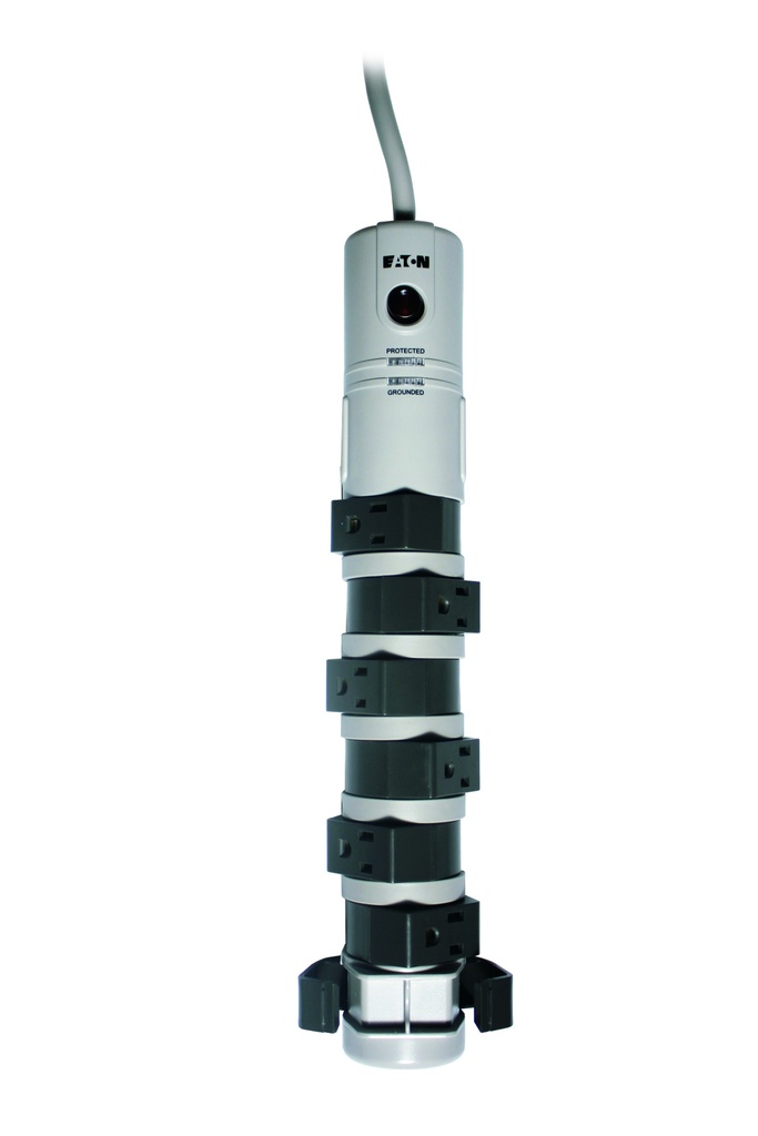 REGLETA SUPRESOR 8 SALIDAS 15A 125V Y MODEM NEGRO TRIPP LITE TLP806TEL