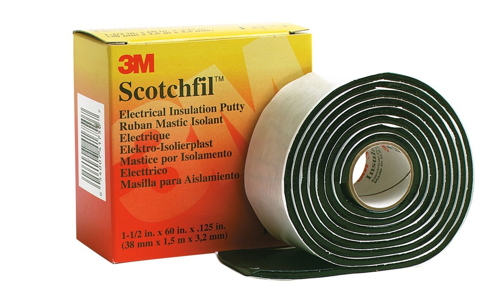 TAPE MASILLA SCOTCHTFIL 38MM X 1.5METROS // 600VAC