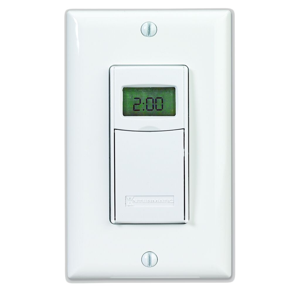 TEMPORIZADOR PARED 1P/3V 15A 125/277V BLANCO ST01 INTERMATIC