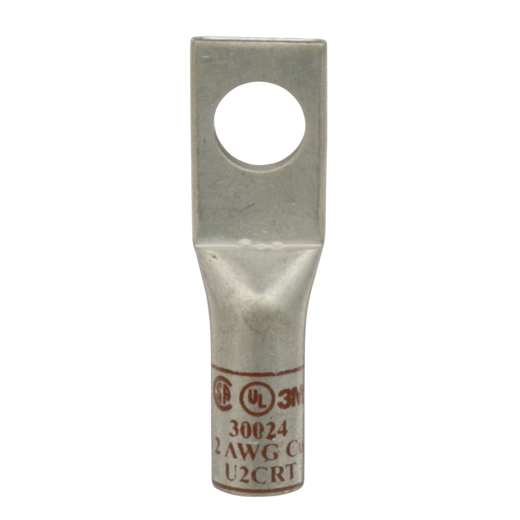 TERMINAL 3M 30024 UN OJO 3/8" CAL 2 AWG BARRIL CORTO