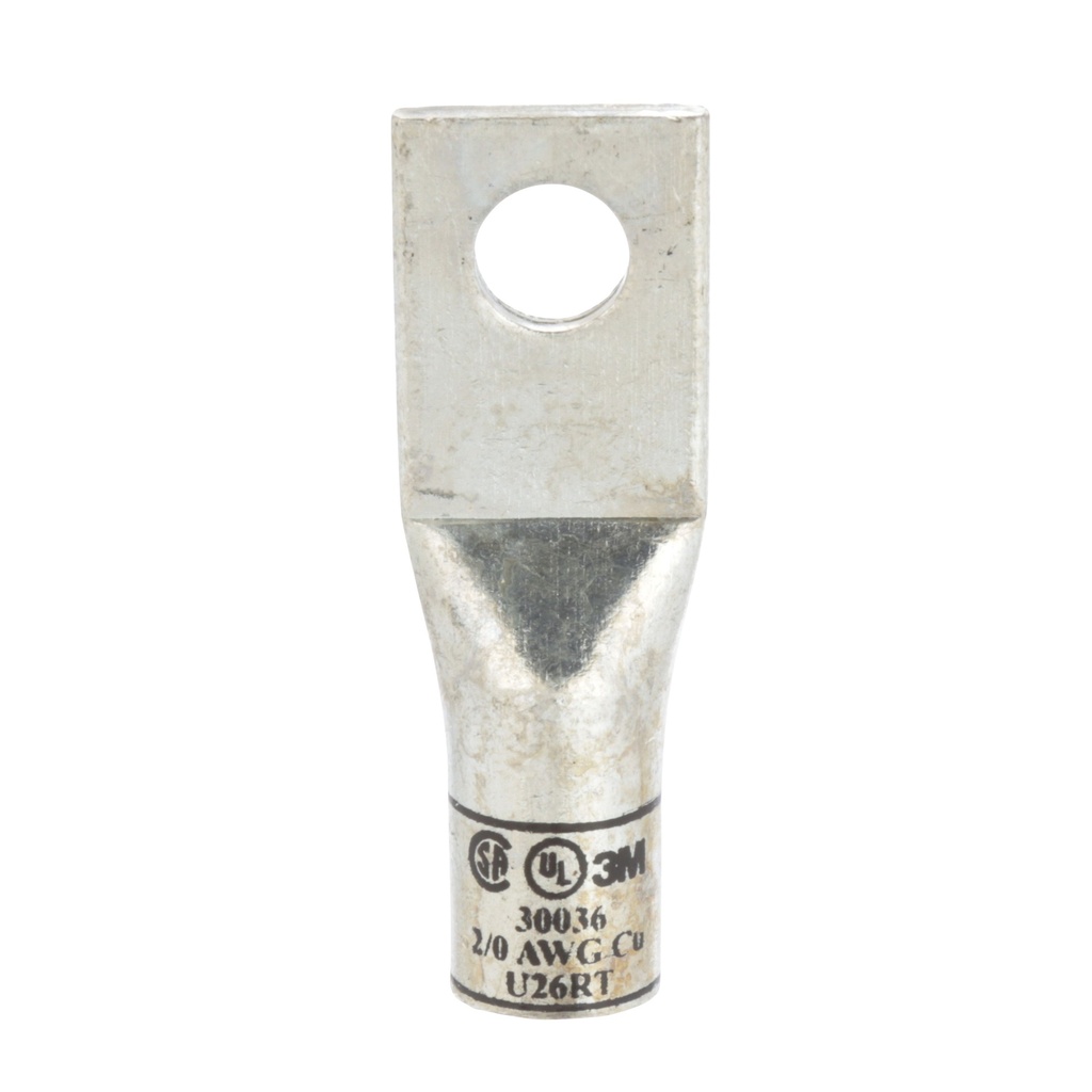 TERMINAL 3M 30036 UN OJO 3/8" CAL 2/0 AWG BARRIL CORTO