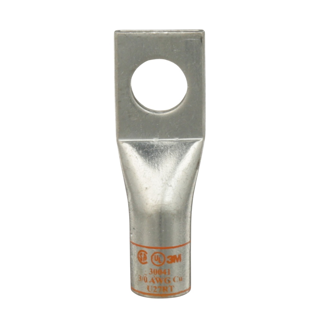 TERMINAL 3M 30041 UN OJO 1/2" CAL 3/0 AWG BARRIL CORTO