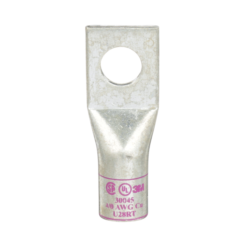 TERMINAL 3M 30045 UN OJO 1/2" CAL 4/0 AWG BARRIL CORTO