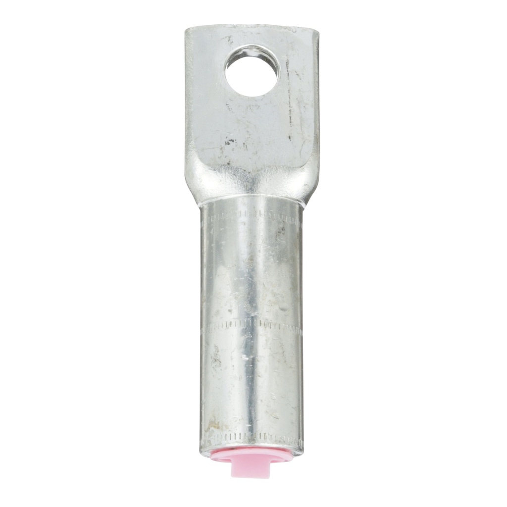 TERMINAL ALUMINIO/COBRE 1 HUECO 40067, 500 MCM, ROSADO