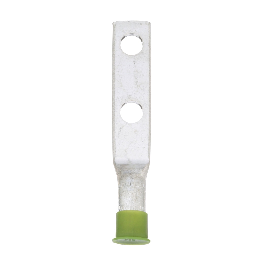 TERMINAL ALUMINIO/COBRE 2 HUECO 40137, 2/0 AWG, OLIVA