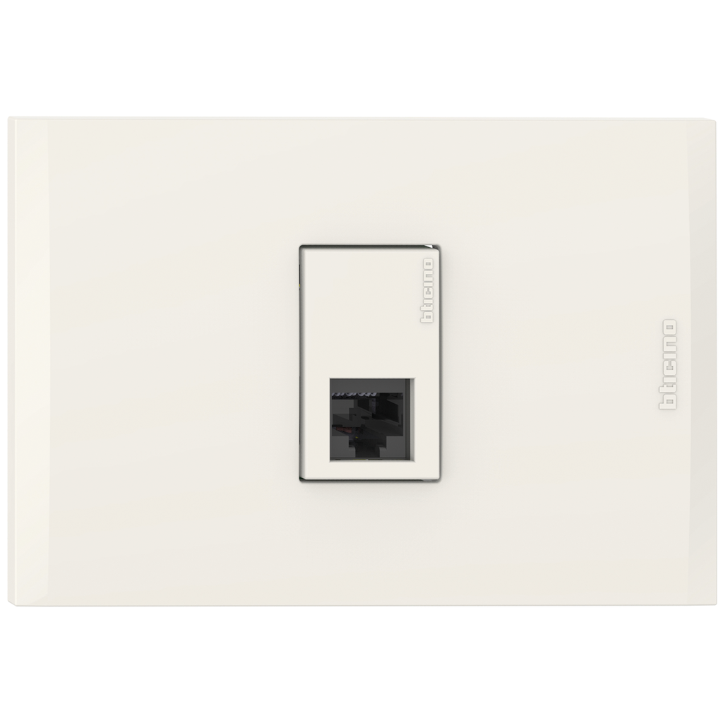 TOMA DATOS SENCILLO RJ45 CAT.6 MARFIL NOBILE AF2079E1M