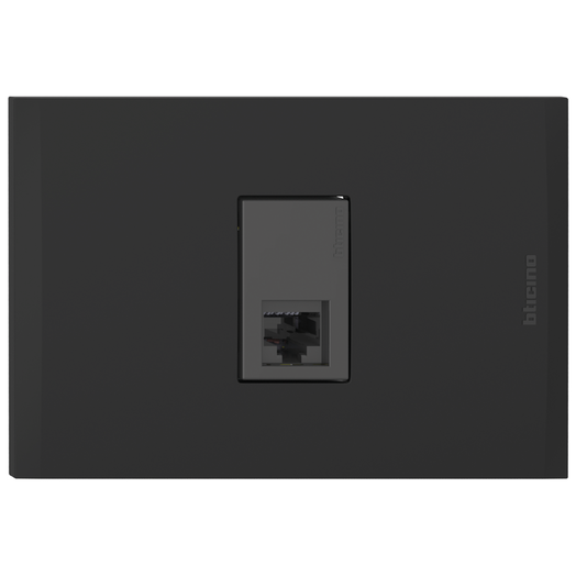 TOMA DATOS SENCILLO RJ45 CAT.6 NEGRO NOBILE AF2079E1ANG