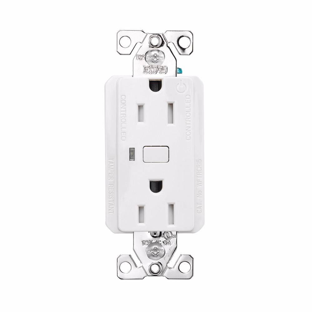 TOMA DOBLE DECORATOR WIFI TR 2P 3H 15A 125V BLANCO EWFTRCR15-W-BX-L