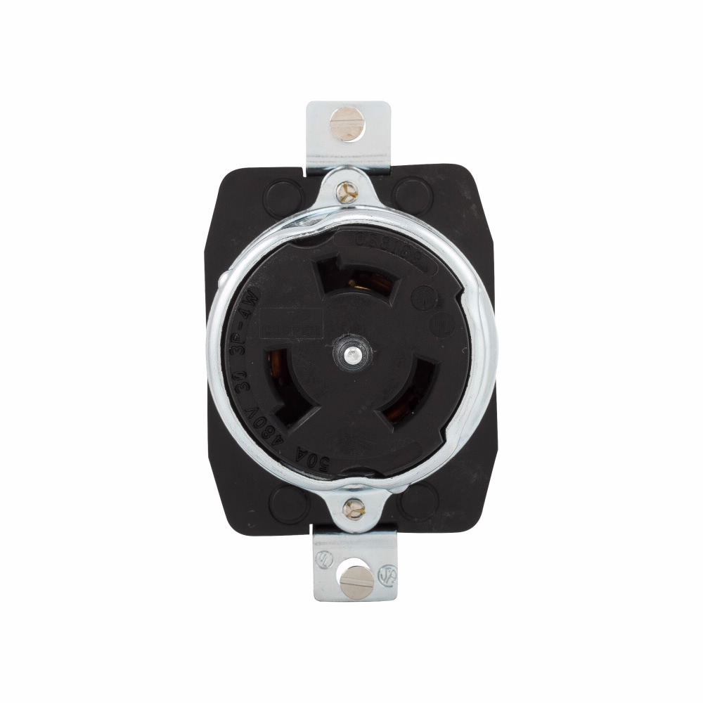 TOMA EMPOTRAR MEDIA VUELTA 3P 4H 50A 480V NO NEMA CS8169