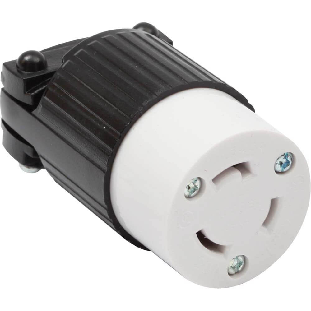 TOMA EXTENSION MEDIA VUELTA 2P 3H 20A 125V NEMA L5-20R L520C