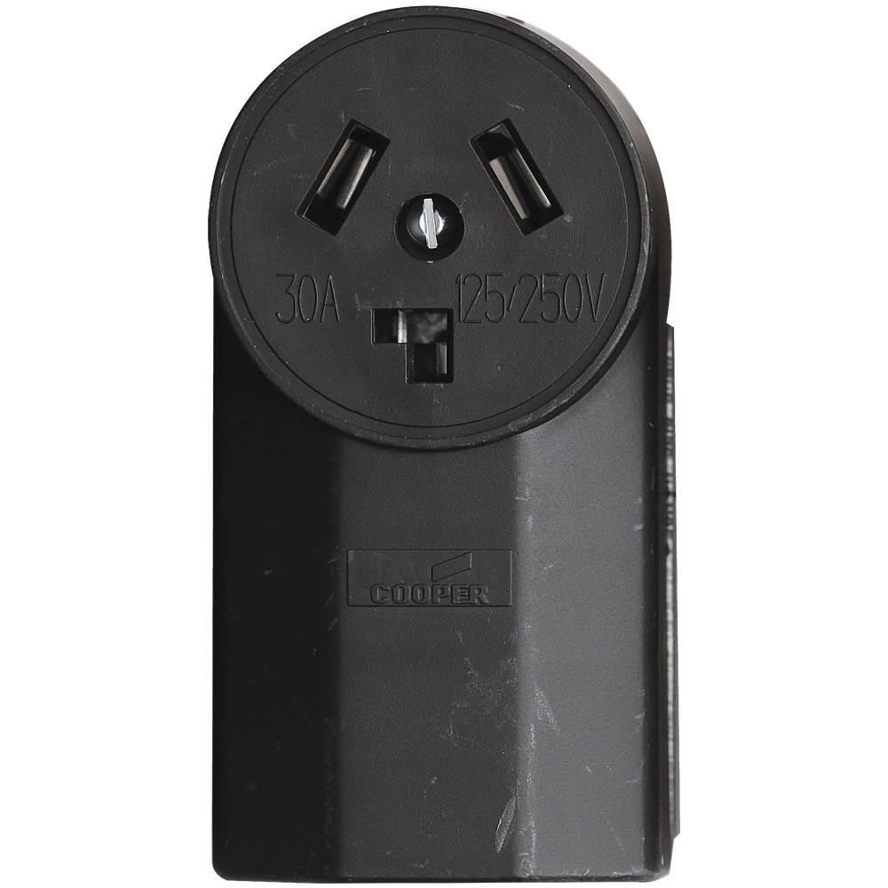 TOMA PARCHE ENTRADA RECTA 3P 3H 30A 125/250V NEMA 10-30R #125
